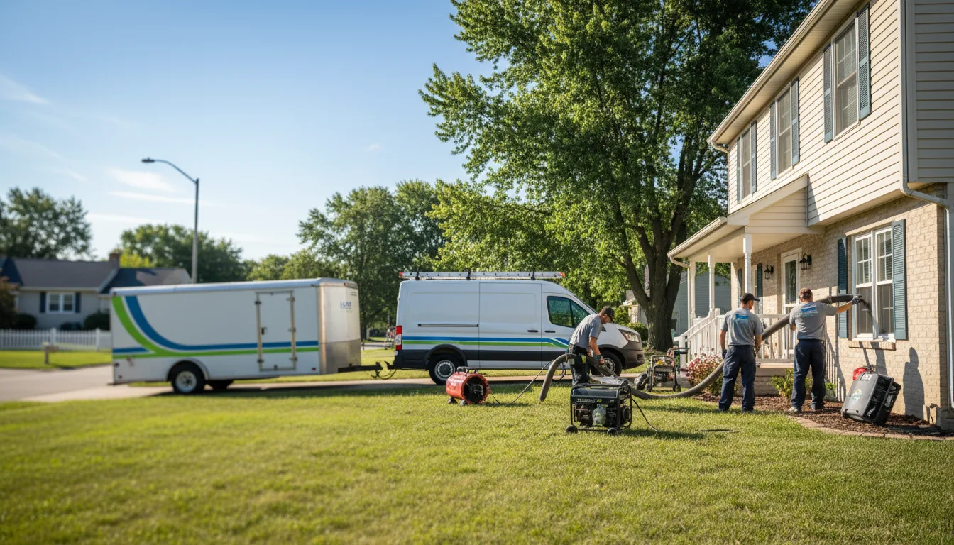 Flooded Basement Restoration And Cleanup With Repair in Springbrook, IA near me